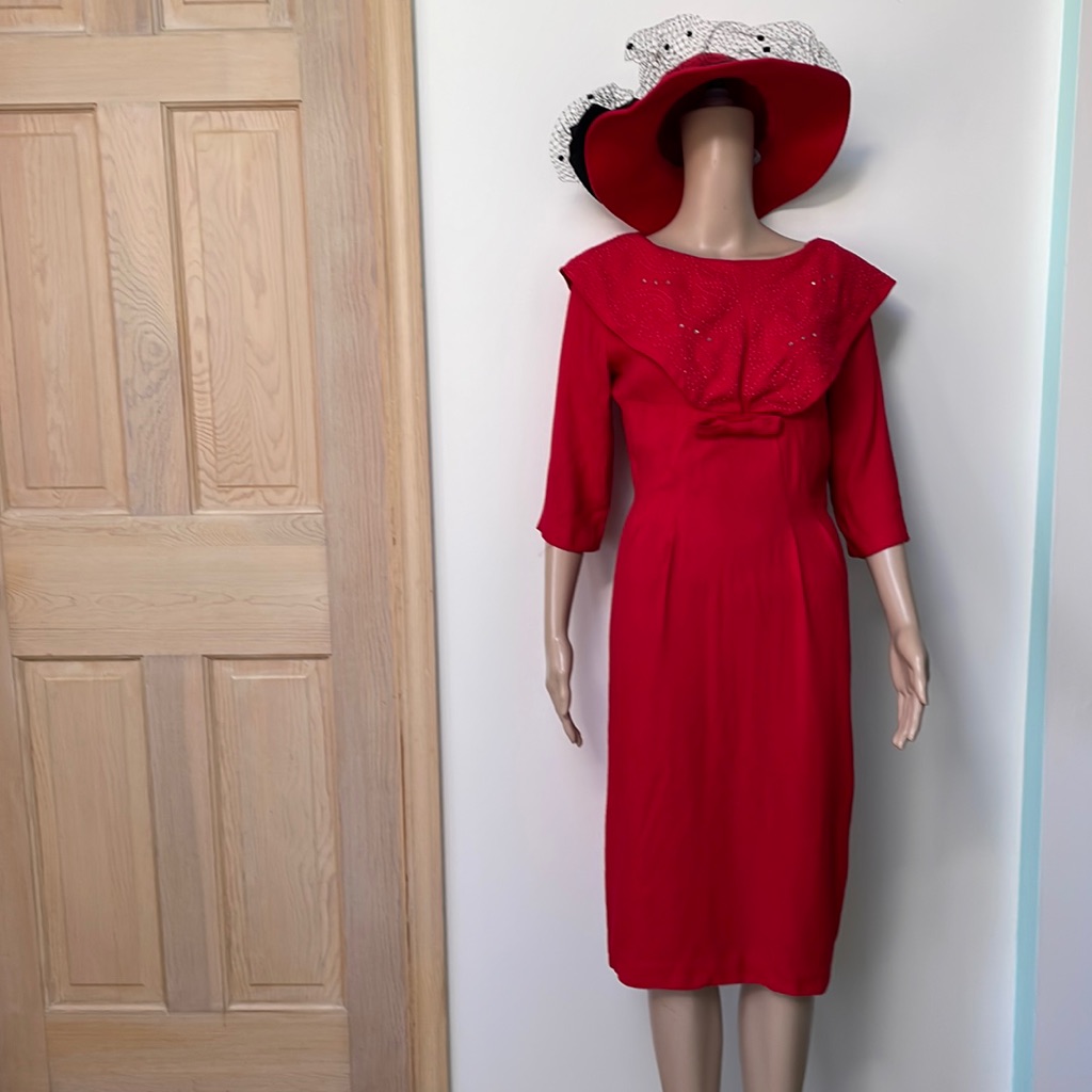 Vintage Dress Red